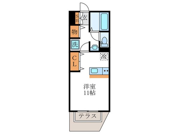 アム－ル西桂Ａ棟の物件間取画像